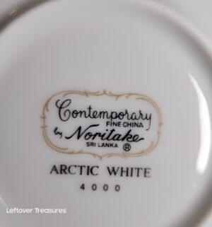 j156- Arctic White Covered Dish by Noritake - Image 2