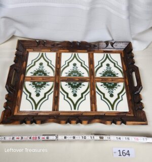 j164- vintage Mexican-style serving tray - Image 1