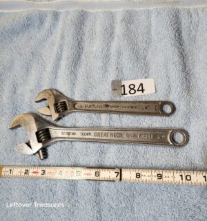 j184- 2 crescent wrenches - Image 1