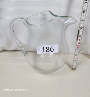 j186- glass water pitcher - Image 1