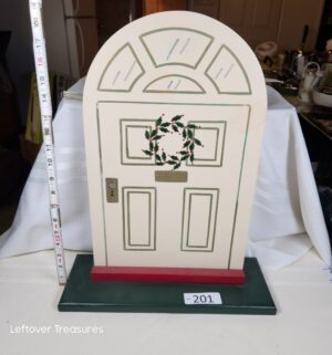 j201- christmas door mantel art - Image 1