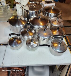 j209- vintage stainless Farberware cookware - Image 1