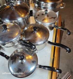 j209- vintage stainless Farberware cookware - Image 2