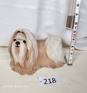 j218- Shih Tzu dog sculpture by Sandicast, Sandra Brue. - Image 1