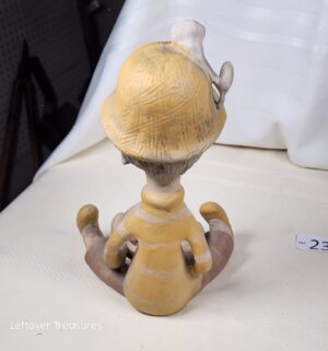j230- Vintage Girl Pottery Sculpture - Image 2