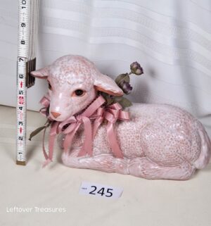 j245- Ceramic Lamb - Image 1