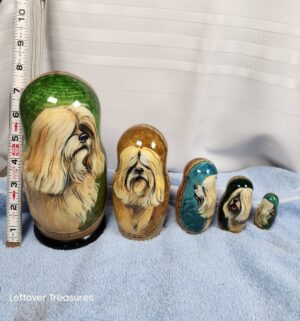 j266- handmade Russian nesting dolls - Image 1