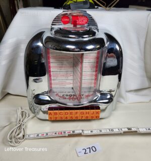 j270- Crosley Select-O-Matic Juke Box radio and cassette player. - Image 1