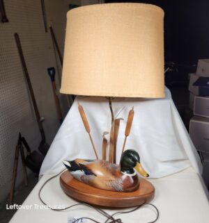 j271- Mid Century Mallard Decoy Lamp - Image 1