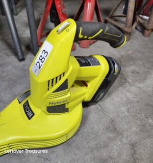 j283- Ryobi 18v Hybrid Blower w/ charger. Tested/works - Image 3
