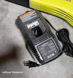 j283- Ryobi 18v Hybrid Blower w/ charger. Tested/works - Image 4