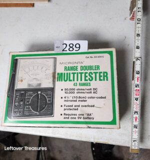 j289- Micronta Range Doubler Multitester - Image 1