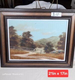 j310- Original Don Price Oil Painting 1971 - Image 1