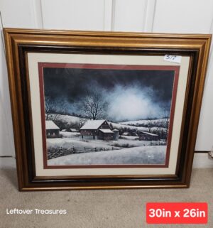 j318- Winter Calm by Robert Nidy 69/200 Print. Signed COA - Image 1