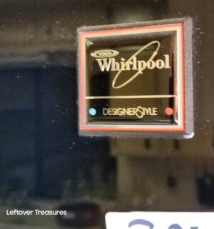 j320- Whirlpool DesignerStyle Refrigerator. Water/ice not hooked up. Perfect temp - Image 2