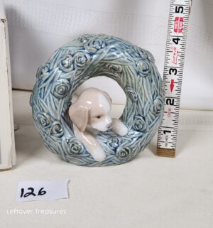 k126- Puppy Natural Frames. Lladro 010.08071