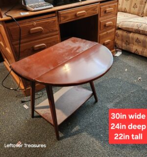 L190- Drop leaf accent table
