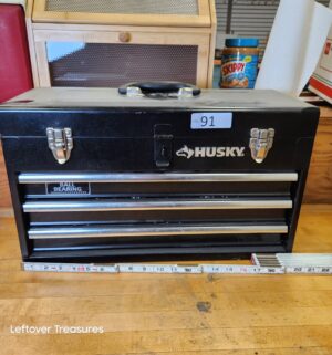 L91- Husky Tool box w/ tools