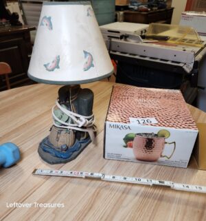 L126- mikasa mugs, lamp