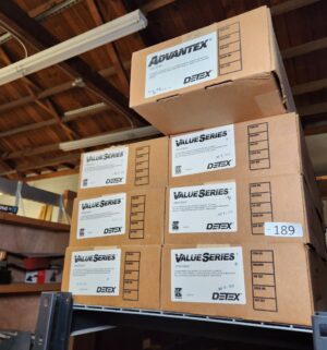 L189- Detex Value Series V40xEBxW. Exit Devices