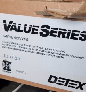 L189- Detex Value Series V40xEBxW. Exit Devices - Image 4