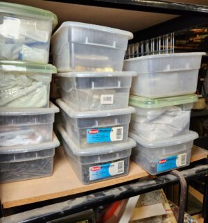 L191- Small Totes of screws and various hardware - Image 3