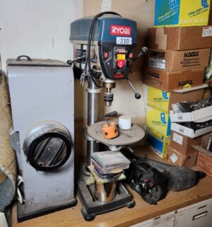 L210- Ryobi 12 in Bench Drill Press w/ Laser