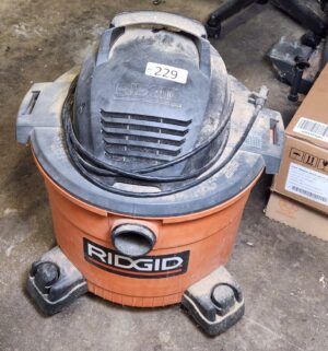 L229- ridgid shop vac. No hose