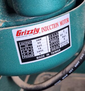 L266- Grizzly G1026 3 HP Shaper, a professional-grade woodworking machine - Image 8