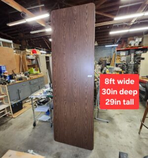 L272- folding table 8ft