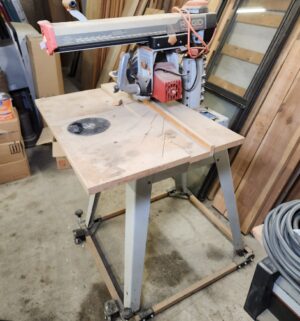 L277- Ridgid Radial Arm Saw. T48BXGPS-157 - Image 3