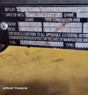 L286- Electric Motorcycle. Non Running. No charger. No key. Bill of sale only - Image 7