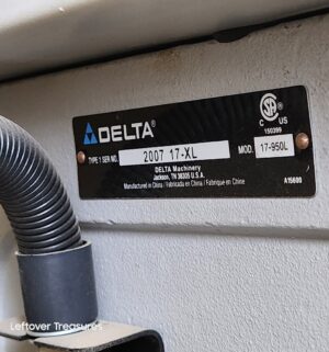 L292- Delta Drill Press. Model 2007 17-XL. 17-950L - Image 5
