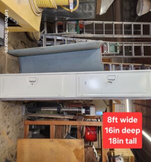 L300- long storage cabinet w/ key
