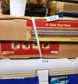 L321- 4 inch clear dust hoses