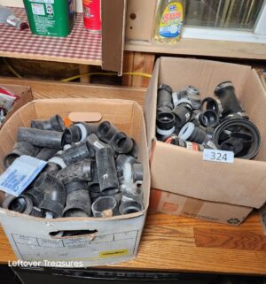 L324- 3 boxes of pipes