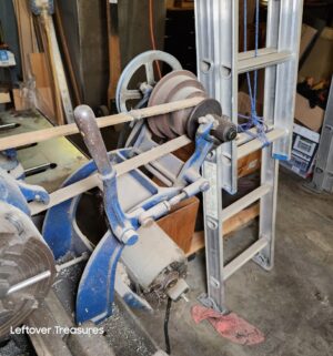 L333- vintage metalworking lathe. Single phase. 3 jaw chuck - Image 3