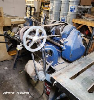 L333- vintage metalworking lathe. Single phase. 3 jaw chuck - Image 4