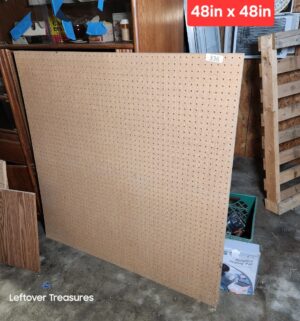 L336- large perforated hardboard panels