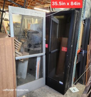 L337- used commercial storefront or storm doors