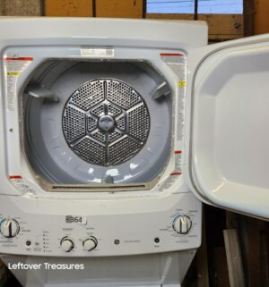 L364- GE Washer Dryer Combo Unit. Electric dryer - Image 4