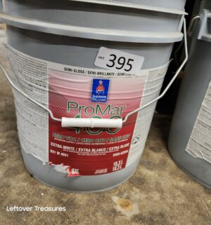 L395- Sherwin Williams ProMar 400 Extra White. Semi Gloss. Full