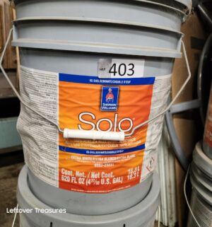 L403- Sherwin Williams Solo Extra White. Eg-Shel. Full