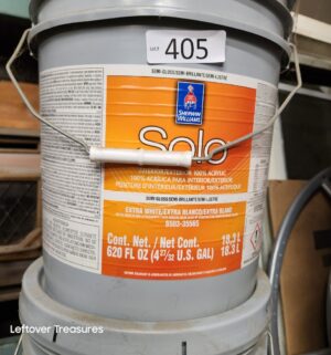 L405- Sherwin Williams Solo Extra White. Semi Gloss. Full