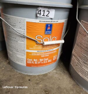 L412- Sherwin Williams Solo Extra White. Semi Gloss. Full