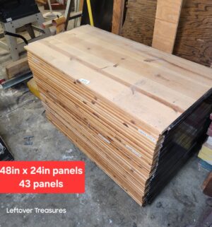 L431- Cedar siding or paneling boards