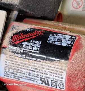 L438- Milwaukee 6480-20 8-1/4 in. Panel Saw - Image 3