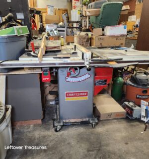 L445- Craftsman Professional 10 inch Table Saw / extra blades, accessories