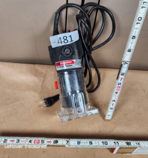 L481- Drill Master 1/4in trim router