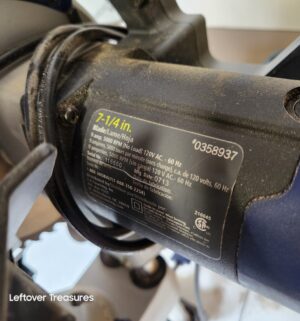 L483- Kobalt 7-1/4in Miter Saw - Image 4